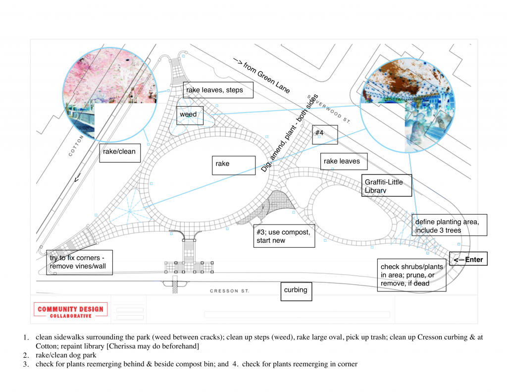 2017 Love Your Park Clean-Up Map